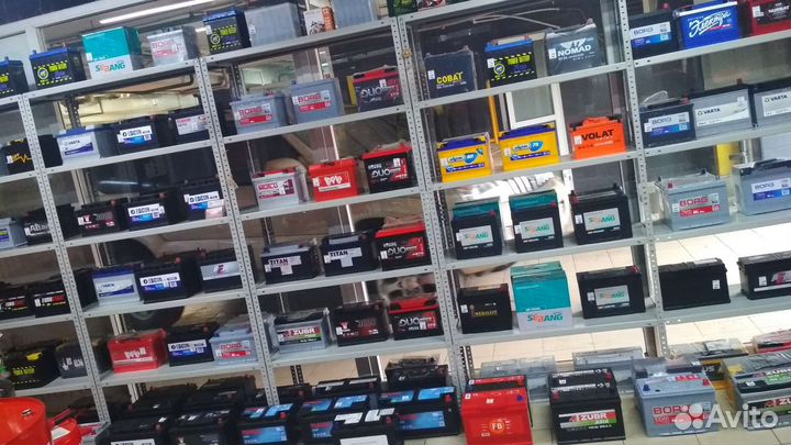 Аккумуляторы автомобильные от 40 - 110 А