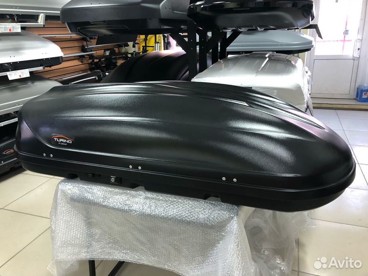 Бокс багажник на крышу Turino 1 черный