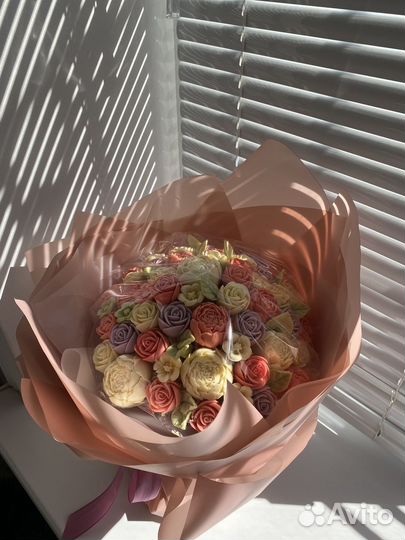 Шоколадные розы букет