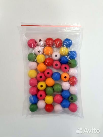 Бусины деревянные