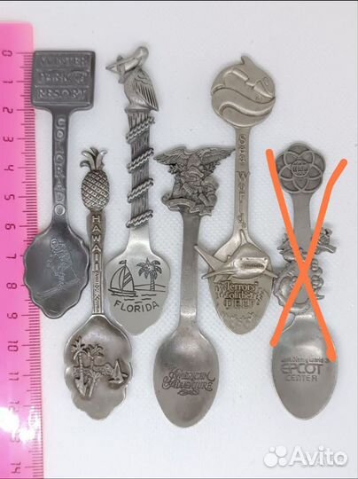 Оловянные сувенирные ложечки