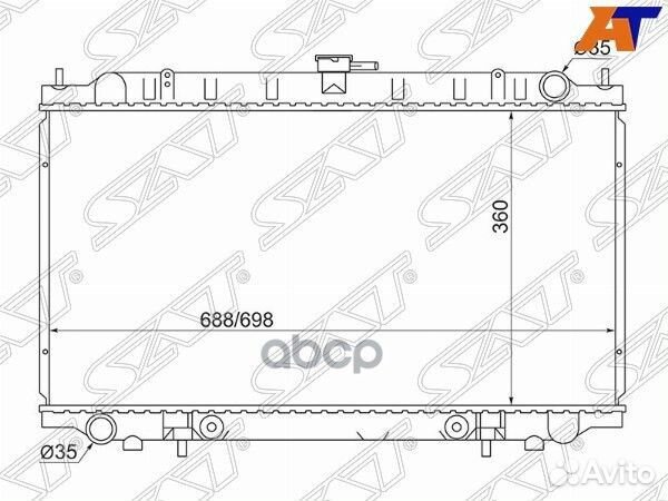 Радиатор Nissan AD 99-02 / Primera 95-02 / Sunny