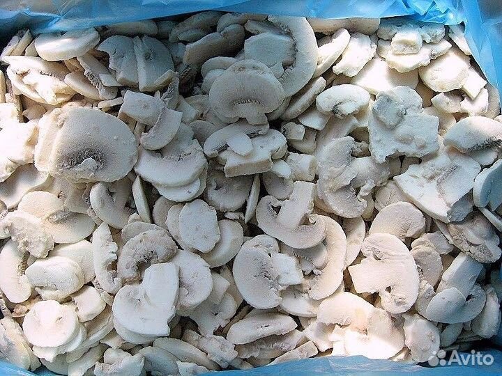 Шампиньоны резанные/ грибы замороженные