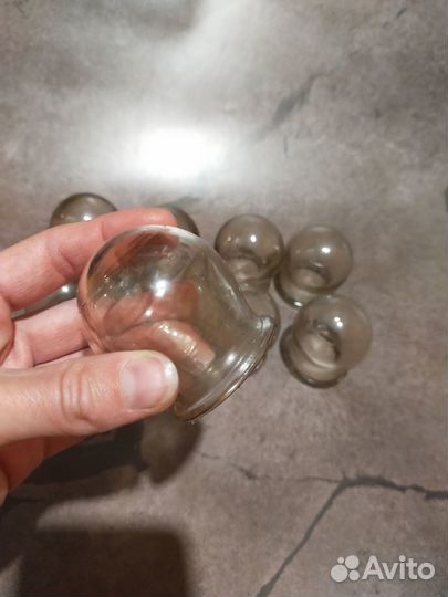 Медицинские банки стеклянные, 9 шт