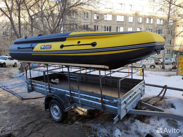 Прицеп легковой 3.0 х 1.37 мзса для грузов и лодки