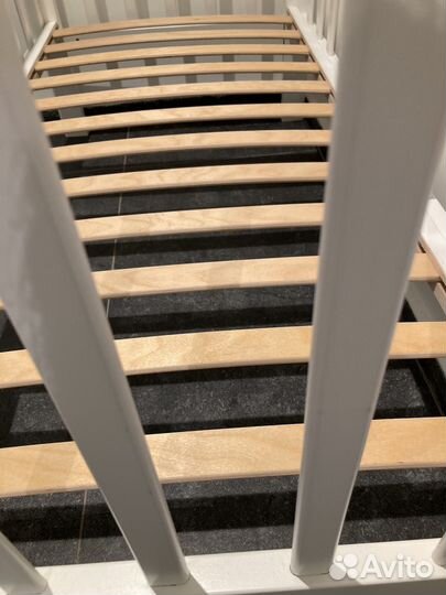 Детская кроватка Bebizaro Березка белая