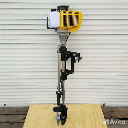 Лодочный мотор (насадка + двигатель от триммера)