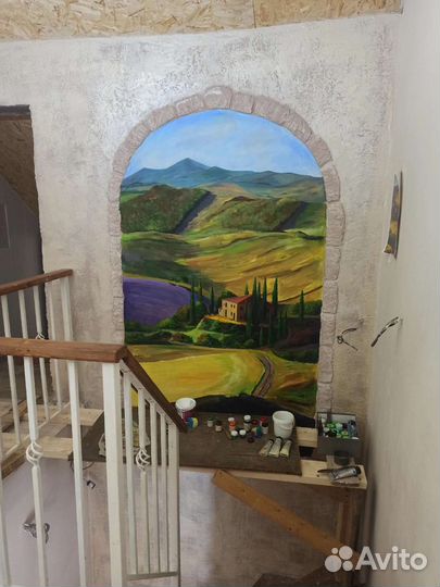 Художник роспись стен, создание интерьера