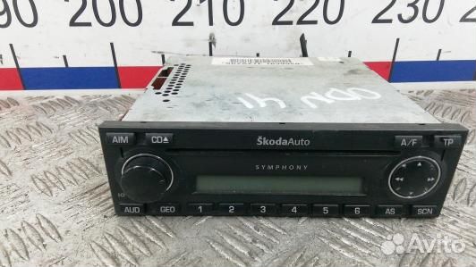 Магнитола skoda superb 1 (ODN41I401)