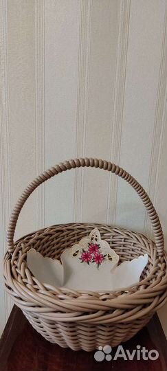 Корзина для фруктов/овощей/цветов из полиротанга