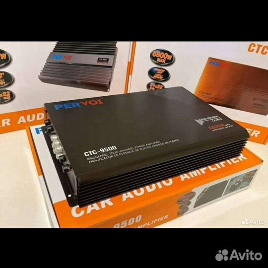 Автомобильный усилитель 4 канала
