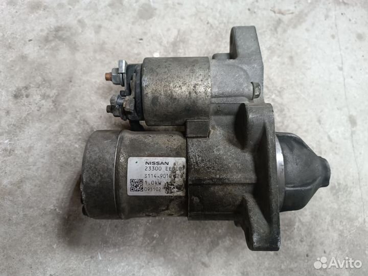 Стартер Nissan Tiida 1.6