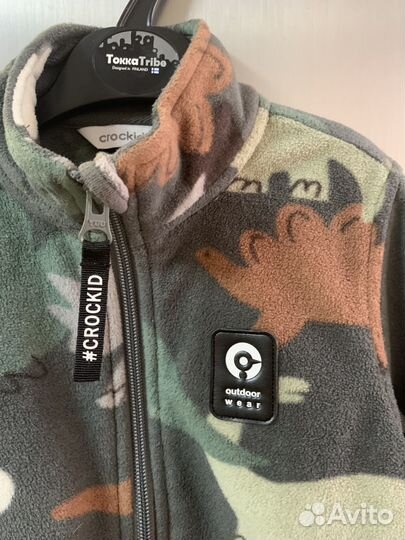 Флисовая кофта для мальчика crockid 98