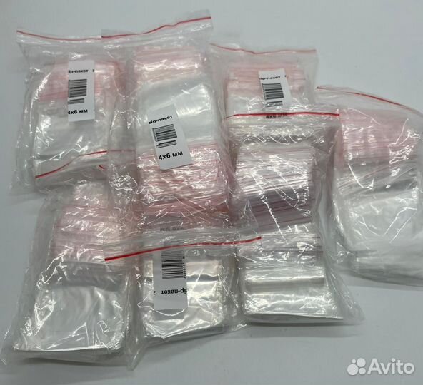 Пакеты зип лок с клапаном гриппер Zip Lock 4х6