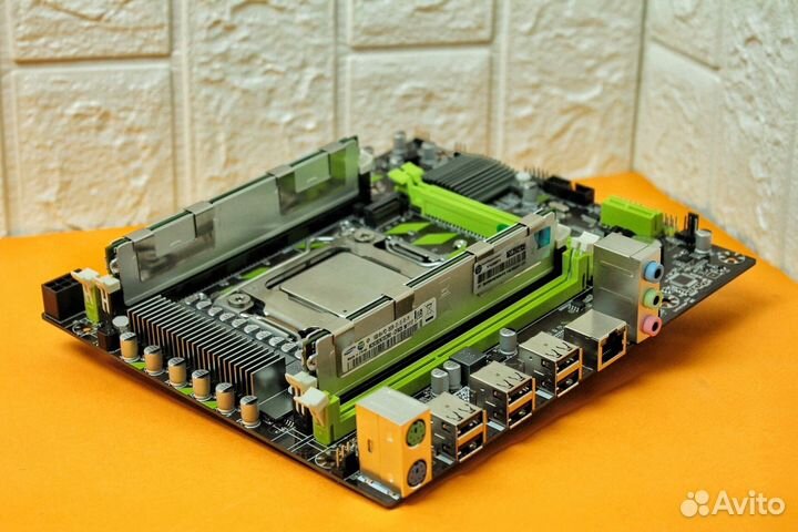 Материнская плата X79 Xeon E5 2650v2 32Gb