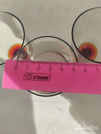 Фужеры цветное стекло СССР