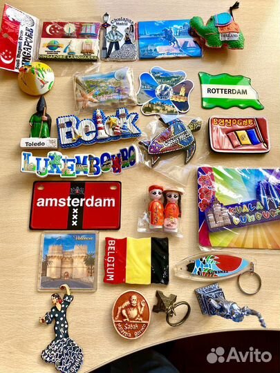Магниты сувенирные из разных стран