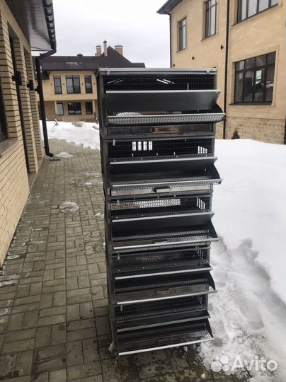 Клетка для перепелов пятиярусная