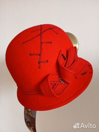 Шляпка фетровая женская