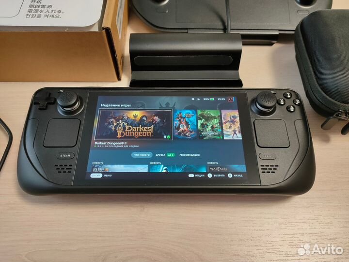 Steam Deck 256gb + аксессуары