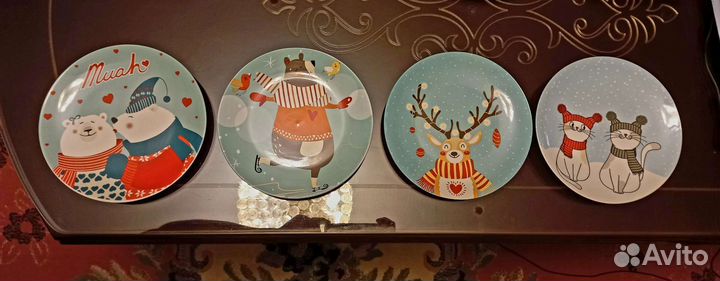 Тарелка настенная фарфор