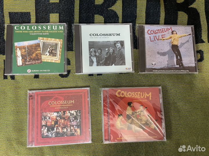 Cd диски фирменные colosseum atomic rooster