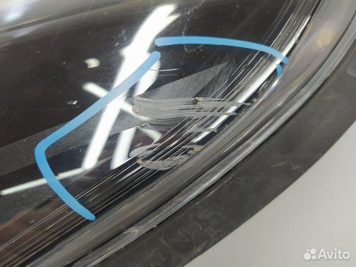 Б/У Б/У Фара левая Англия hella Царапины Обломана