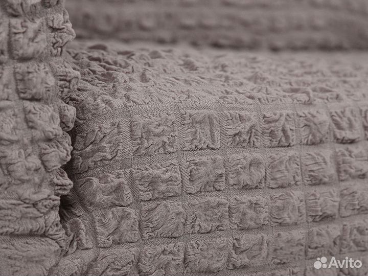 Чехол на диван и кресла набор универсальные, Какао