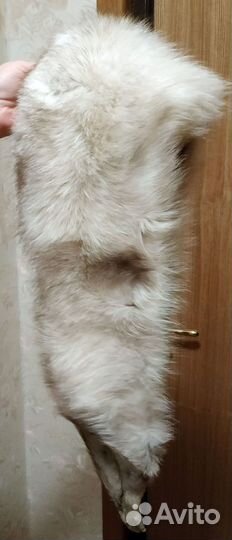Меховой воротник натуральный песец