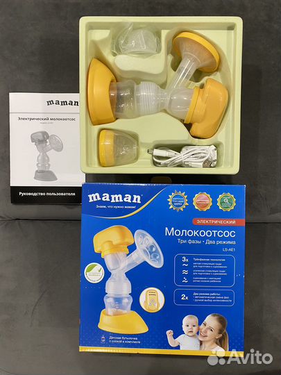 Молокоотсос электрический Maman