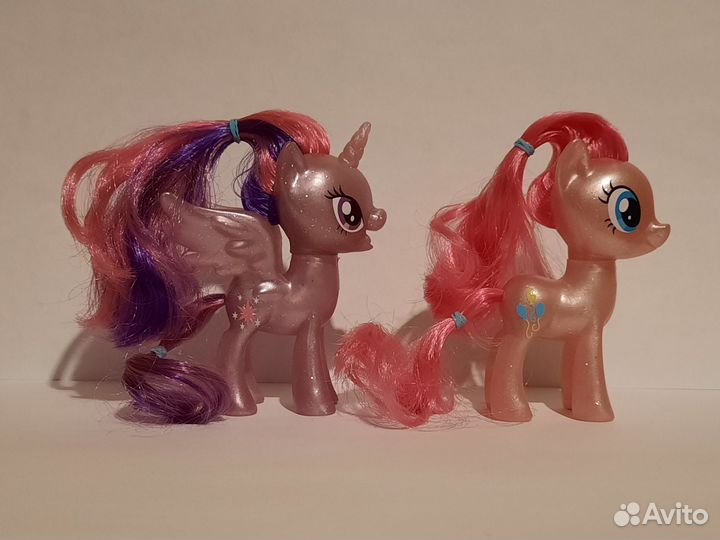 My little pony. Twiling Sparkle and Pinki pie