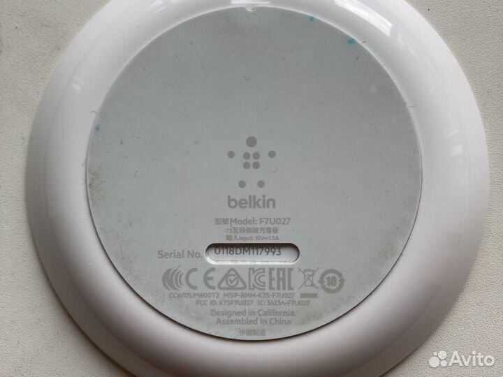 Беспроводная зарядка Belkin