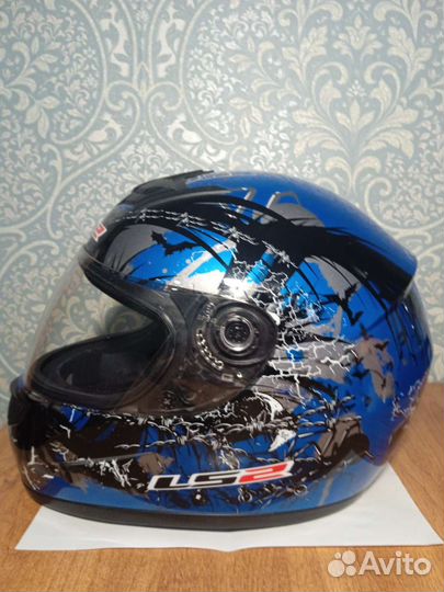 Шлем LS2 FF351 Phobia Gloss Blue