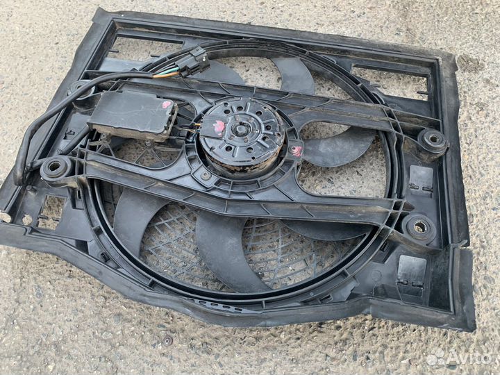 Вентилятор охлаждения на бмв е46