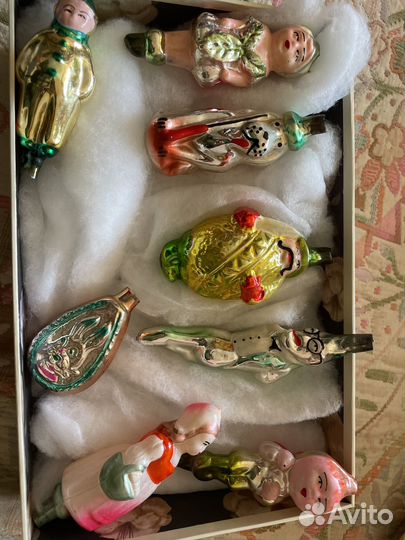 Елочные игрушки СССР