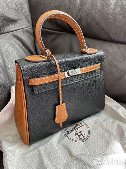 Сумка hermes kelly 25 togo silver