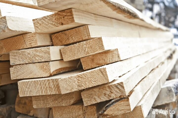 Доска обрезная 40х100х6000. Пиломатериалы