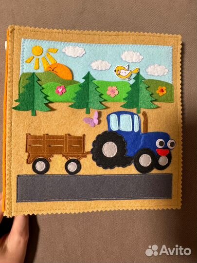 Развивающая книжка из фетра