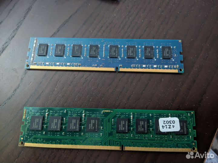 Оперативная память ddr3 4 gb 1600Mгц 2 штуки (8gb)