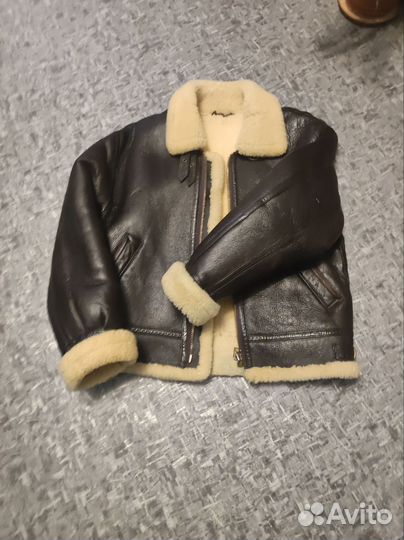 Дублёнка пилот авиатор