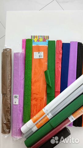 Бумага цветная в рулоне