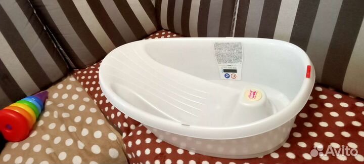 Детская ванночка+круг на шею