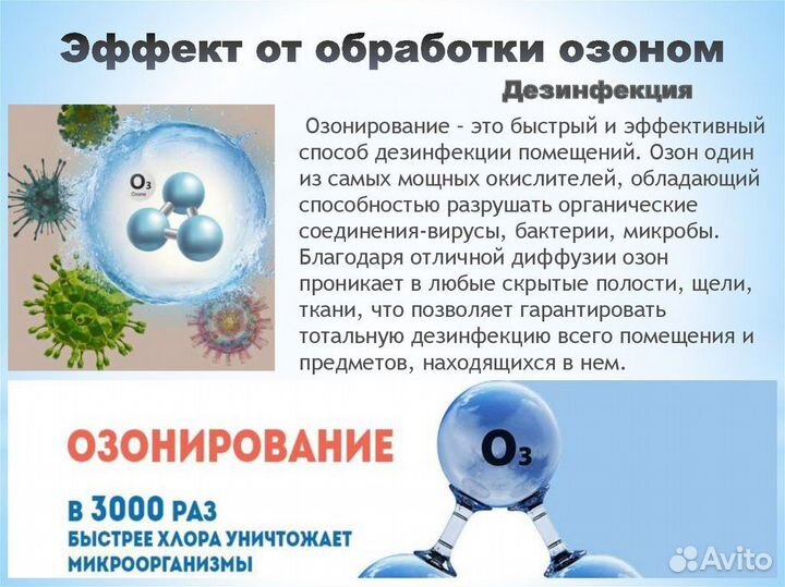 Озонирование помещений