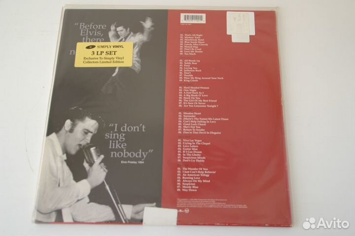 Elvis Presley The 50 Greatest Hits 2000 3LP rare