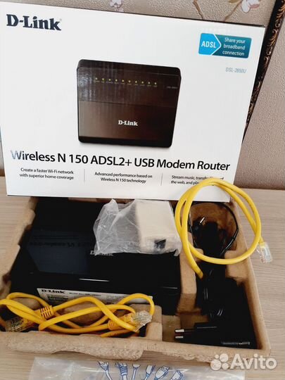Модем роутер D- link DSL- 2650U