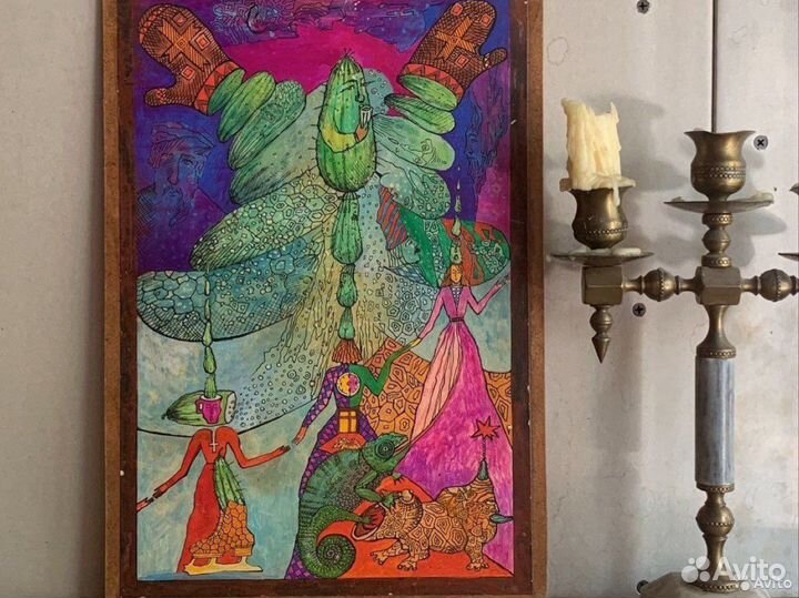 Картина маслом СССР Спасская