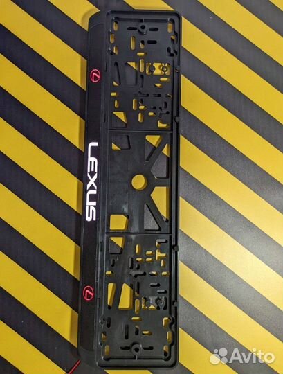 Номерная рамка c вашим лого и дизайном