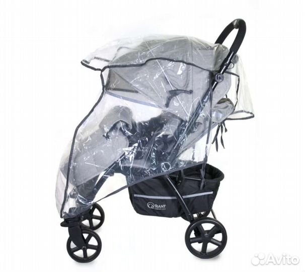 Дождевик на детскую прогулочную коляску