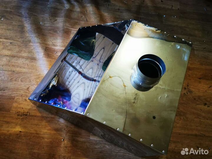 Вытяжной зонт, изделия из жести, монтаж