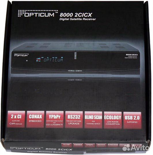 Спутниковый ресивер opticum 8000 2cicx